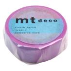 【アウトレット】【Goエシカル】訳あり カモ井加工紙 mt 1P 蛍光グラデーション・ピンク×ブルー MT01D461 幅15mm×長さ7m 1個