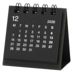  Muji Ryohin понедельник начало Mini календарь 2026 год 12 месяц ~2027 год 12 месяц настольный чёрный примерно 60×60mm хорошая вещь план 