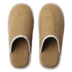  Muji Ryohin хлопок линия стеганый тапочки M 22.5~25cm для горчица хорошая вещь план 