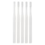  Muji Ryohin поли Pro pi Len зубная щетка 5 шт. входит первоклассный шерсть белый мягкость . общая длина примерно 172mm хорошая вещь план 