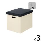 askru картон место хранения box ( сборка тип ) L белый 1 комплект (3 шт ) ржавчина оригинал 
