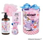 [ подарок ] Moomin автобус подарок .... двор ( мыло для рук 300mL, автобус bom75g, соль для ванны 35g, автобус губка каждый 1)GPP