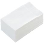 イデシギョー　植林木6つ折り　紙ナプキン　白無地　1セット（1000枚：100枚入×10袋）
