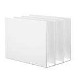 無印良品 スチロール仕切りスタンド ホワイトグレー 3仕切 小 約210×135×160mm 良品計画