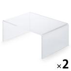 Muji Ryohin акрил перегородка полки маленький примерно ширина 26× глубина 17.5× высота 10cm 1 комплект (2 шт ) хорошая вещь план 