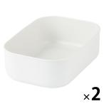  Muji Ryohin место хранения мягкость поли echi Len кейс половина маленький примерно ширина 18× глубина 25.5× высота 8cm 1 комплект (2 шт ) хорошая вещь план 