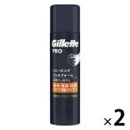 ji let (Gillette)PRO бритье гель пена 3 вид. . уход мойка * защита * увлажнитель 195g 2 шт P&G