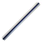 プラムネット モチモノ 滑らない 定規 ピタットルーラー 30cm ネイビー 1個 640046