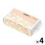 【アスクル限定】キッチンペーパー 1セット（200組×4）スコッティ サッとサッと タイルデザイン キッチンタオル 日本製紙クレシア 限定