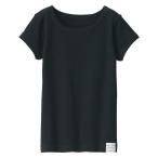 SALE 無印良品 ベビー あったか綿 クルーネック半袖Tシャツ ベビー100 黒 良品計画