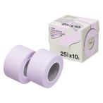 アスクル はたらく ロールふせん 25mm×10m巻 パステルパープル 1箱（2