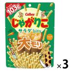 じゃがりこ サラダ bits 大モリ 3袋　カルビー　スナック菓子　おつまみ