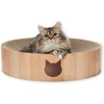 猫壱 バリバリボウル 猫柄 XL 爪とぎ