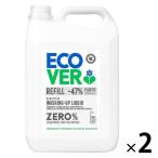 エコベール ゼロ 食器用洗剤 （無香料・無着色） 大容量 5L 1セット（1個×2） ECOVER アメリカンディールスコーポレーション