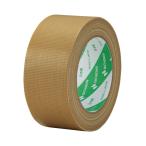 【ガムテープ】 布粘着テープ 黄土 幅50mm×長さ25m 121Nー50 ニチバン 1セット（5巻入）