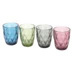 カラフルグラス4点セット カラフル LAKOLE/ラコレ