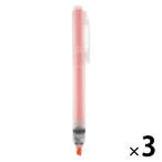  Muji Ryohin поли Pro pi Len knock тип текстовыделитель orange 1 комплект ( 1 шт. ×3) хорошая вещь план 