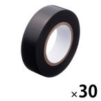 アスクル 「現場のチカラ」ビニールテープ 19×10 黒 3612112BK211910 1セット(30巻:10巻入×3箱) オリジナル