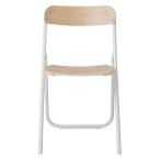 無印良品 スチールパイプ折りたたみチェア板座 幅４５×奥行５０×高さ７９ｃｍ  良品計画
