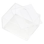  Muji Ryohin акрил ti колодка box настольный внутренний размер примерно ширина 13.5× глубина 11× высота 7cm хорошая вещь план 