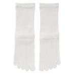  Muji Ryohin женский женщина пара становится прямой угол 5 пальцев носки 23~25cm off белый хорошая вещь план 