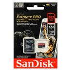 [ параллель импортные товары ]SanDisk microSDXC 512GB ExtremePRO SDSQXCD-512G-GN6MA 1 шт 