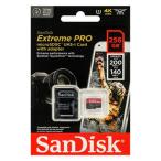 [ параллель импортные товары ]SanDisk microSDXC 256GB ExtremePRO SDSQXCD-256G-GN6MA 1 шт 