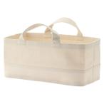  Muji Ryohin хлопок брезент держать рука есть soft box тонкий маленький примерно ширина 37× глубина 18.5× высота 16cm хорошая вещь план 