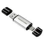 [2 шт и больше ..tok!]GIGASTONE USB память 64GB USBTypeA-C2in1 USB2.0 GJU2-SP-AC44S64GB 1 шт 
