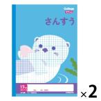  Япония Note колледж животное учеба . арифметика Note semi B5 17 форель * 10 знак Leader входить морской бобр LP26 2 шт. 