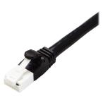 LAN кабель CAT6A коготь поломка предотвращение 1m черный ECLD-GPATBK10 1 шт Elecom 