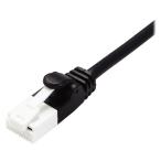  мягкость LAN кабель CAT6A коготь поломка предотвращение 1m черный ECLD-GPAYTBK10 1 шт Elecom 
