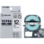  Tepra TEPRA PRO[ оригинальный ] лента стандартный ширина 12mm белый этикетка ( чёрный знак ) SS12K 1 шт King Jim 