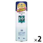 トイレその後に トイレ用 フレッシュグリーン 消臭スプレー 特大 450ml 2本 小林製薬