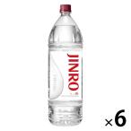 .. Gin ro(JINRO) 25 раз 1.8L 1800ml домашнее животное 6шт.@. вид shochu 