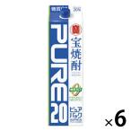 . shochu чистый упаковка 20 раз 1.8L 1800ml упаковка 1 комплект (6шт.@). вид shochu . sake структура 