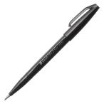  Pentel кисть Touch фломастер черный SES15C-A 1 шт. 