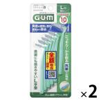 [ Япония зуб .... рекомендация ] GUM( жевательная резинка ) зуб промежуток щетка L знак type антибактериальный размер L(5) очень толстый модель 1 комплект (10 шт. входит ×2 шт ) Sunstar 
