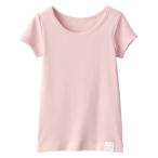 SALE 無印良品 ベビー さらっと綿クルーネックTシャツ【インナー】 ベビー100 ライトピンク 良品計画