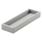  Muji Ryohin велюр внутри коробка перегородка очки * мелкие вещи кейс для примерно ширина 5× глубина 16.5× высота 2cm хорошая вещь план 