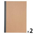  Muji Ryohin Note 6mm( ширина .) бежевый A5*100 листов 1 комплект (1 шт. ×2) хорошая вещь план 