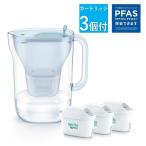 ブリタ（BRITA）浄水器 スタイルエコ ブルー マクストラプロ カートリッジ 3個付き