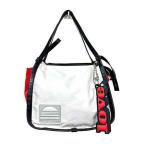 【中古】MARC JACOBS マーク ジェイコブス レザートリム カラーブロック ツイル ショルダーバッグ