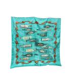 ショッピングスカーフ 【中古】【HERMES】【フランス製】エルメス『カレ90 ボトルシップ柄』レディース スカーフ