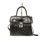 【中古】MIUMIU ミュウミュウ バッグ レディース PATTINA-MATELASSE LUX シャイニー ヴィンテージレザー 2way ショルダーバッグ ブラック