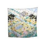 【中古】HERMES エルメス 小物 スカーフ カレ90 エルメス オン ザ ビーチ マルチカラー レディース