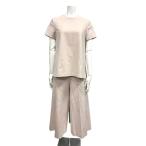 [ б/у ]REYClik Yohko коричневый n выставить брюки женский розовый бежевый шерсть размер 36