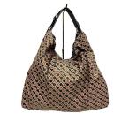 【中古】gherardin　ゲラルディーニ　ショルダーバッグ　ブラウン　PVC　本革