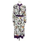 【新古品】　【未使用】RUVIE ルビー ワンピース 花柄 日本製  レディース  長袖 サイズ38