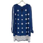 [ б/у ]MICHAEL KORS Michael Kors tops туника длина размер M вышивка женский 